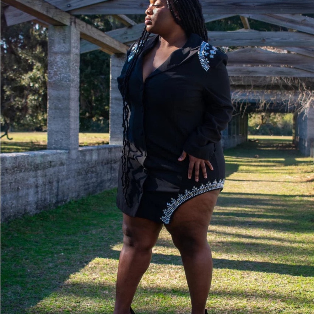 Plus Blazer Dress
